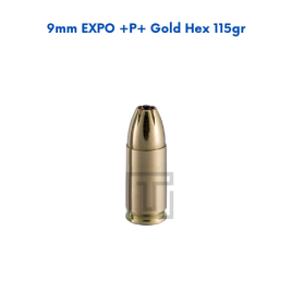 9mm EXPO +P+ Gold Hex 115gr