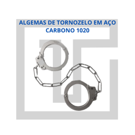 ALGEMAS DE TORNOZELO EM AÇO CARBONO 1020