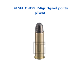 38 SPL CHOG 158gr Ogival ponta plana